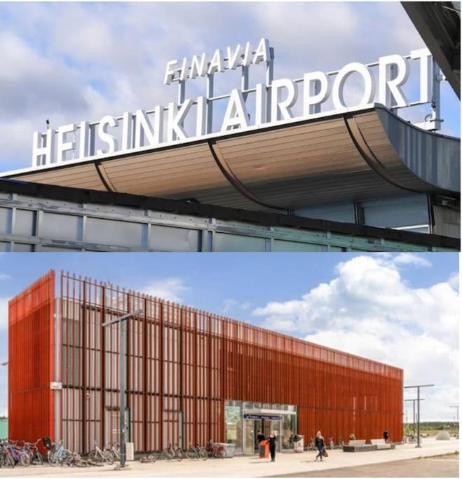 New Studio Cherry Near Helsinki Airport In Kivistoe Vantaa Exteriér fotografie